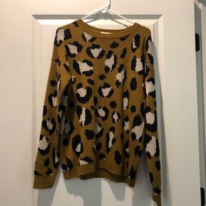 Forever 21 Cheetah Sweater